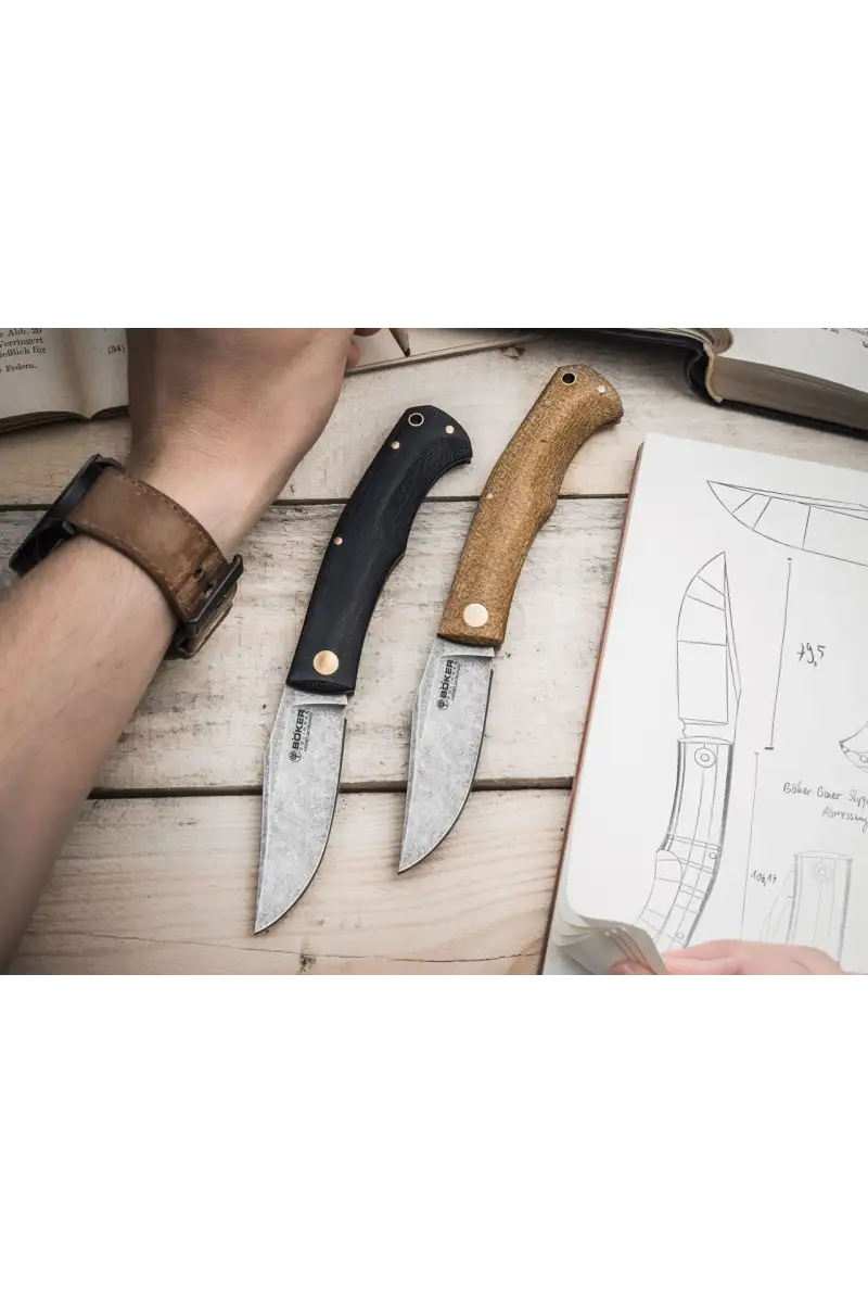 Nóż Boker Solingen Boxer EDC Black