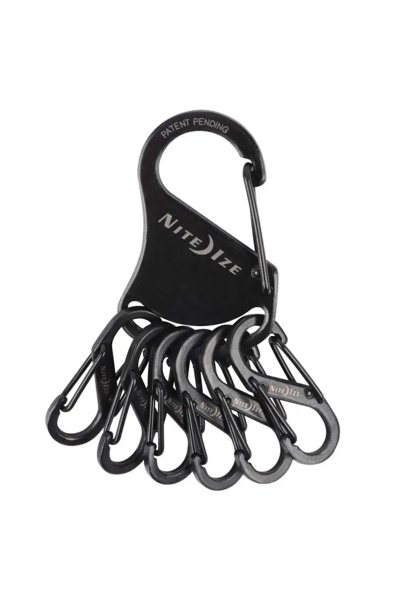 Karabinek na klucze Nite Ize S-Biner KayRack Black