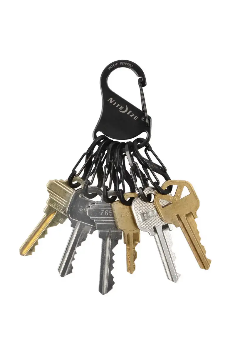 Karabinek na klucze Nite Ize S-Biner KayRack Black