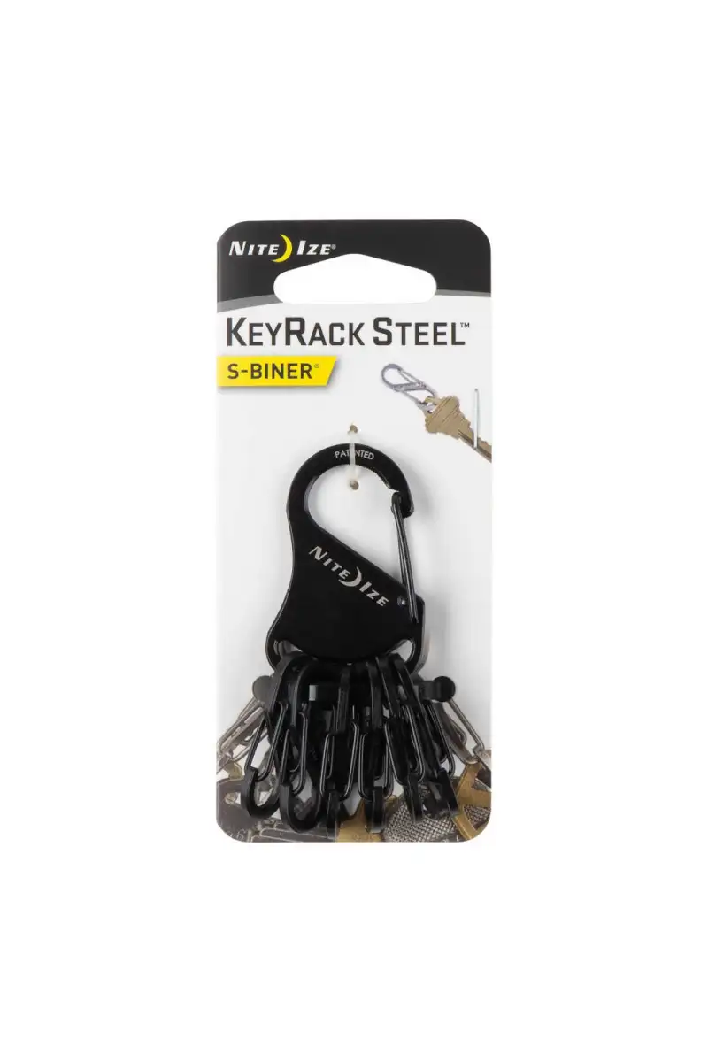 Karabinek na klucze Nite Ize S-Biner KayRack Black
