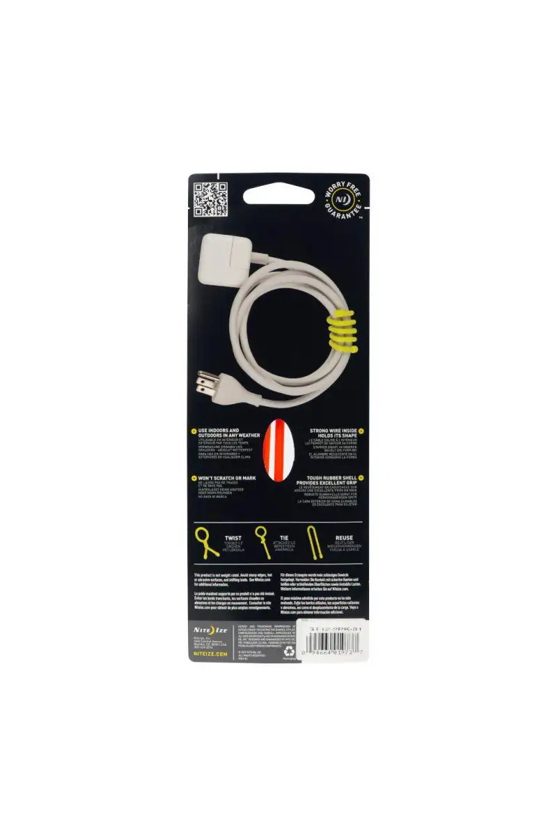 Elastyczna Opaska Nite Ize Gear Tie 12 2P Orange