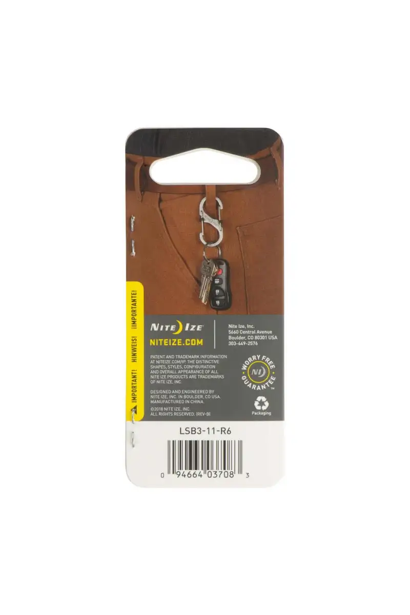 Karabinek Nite Ize S-Biner Slidelock 3 Stainless