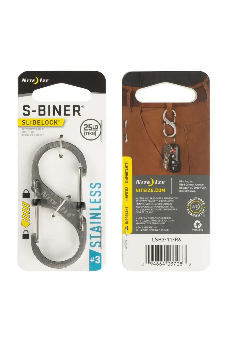 Karabinek Nite Ize S-Biner Slidelock 3 Stainless