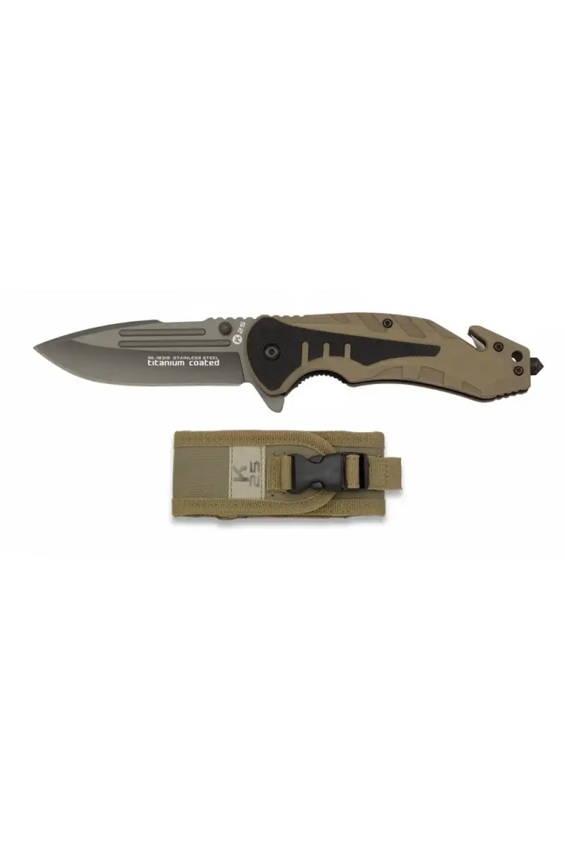 Nóż K25 18318 Tactical coyote G10