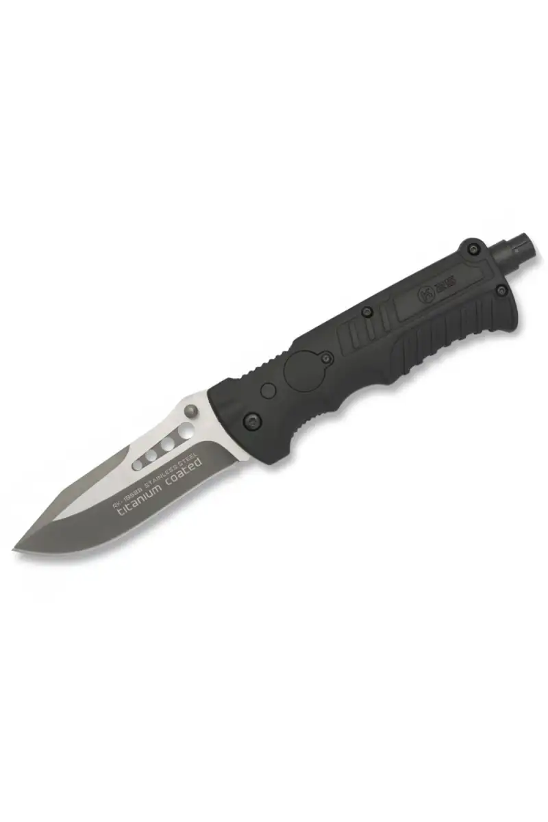 Nóż K25 19588 Tactical Black Titanium