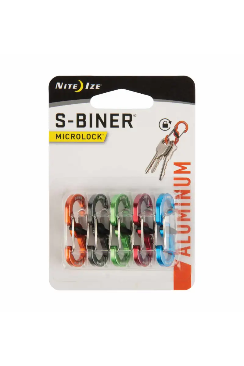 Zestaw Karabinków Nite Ize S-Biner MicroLock Alum