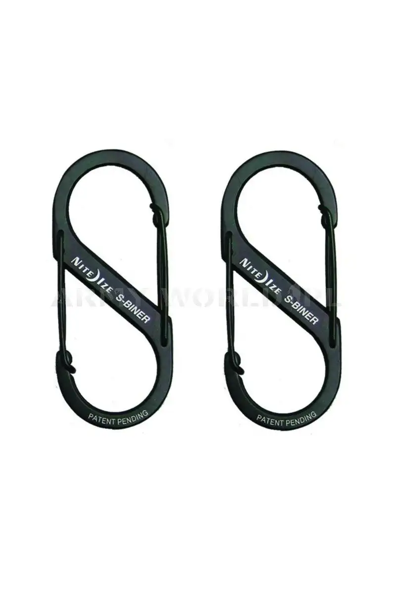 Zestaw Karabinków Nite Ize S-Biner 1 BLK 2P
