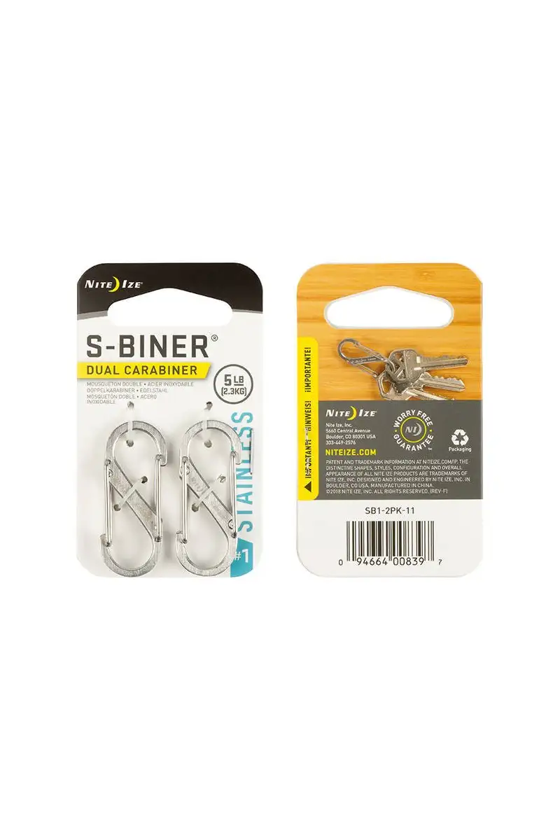 Zestaw Karabinków Nite Ize S-Biner Dual Carab. 1
