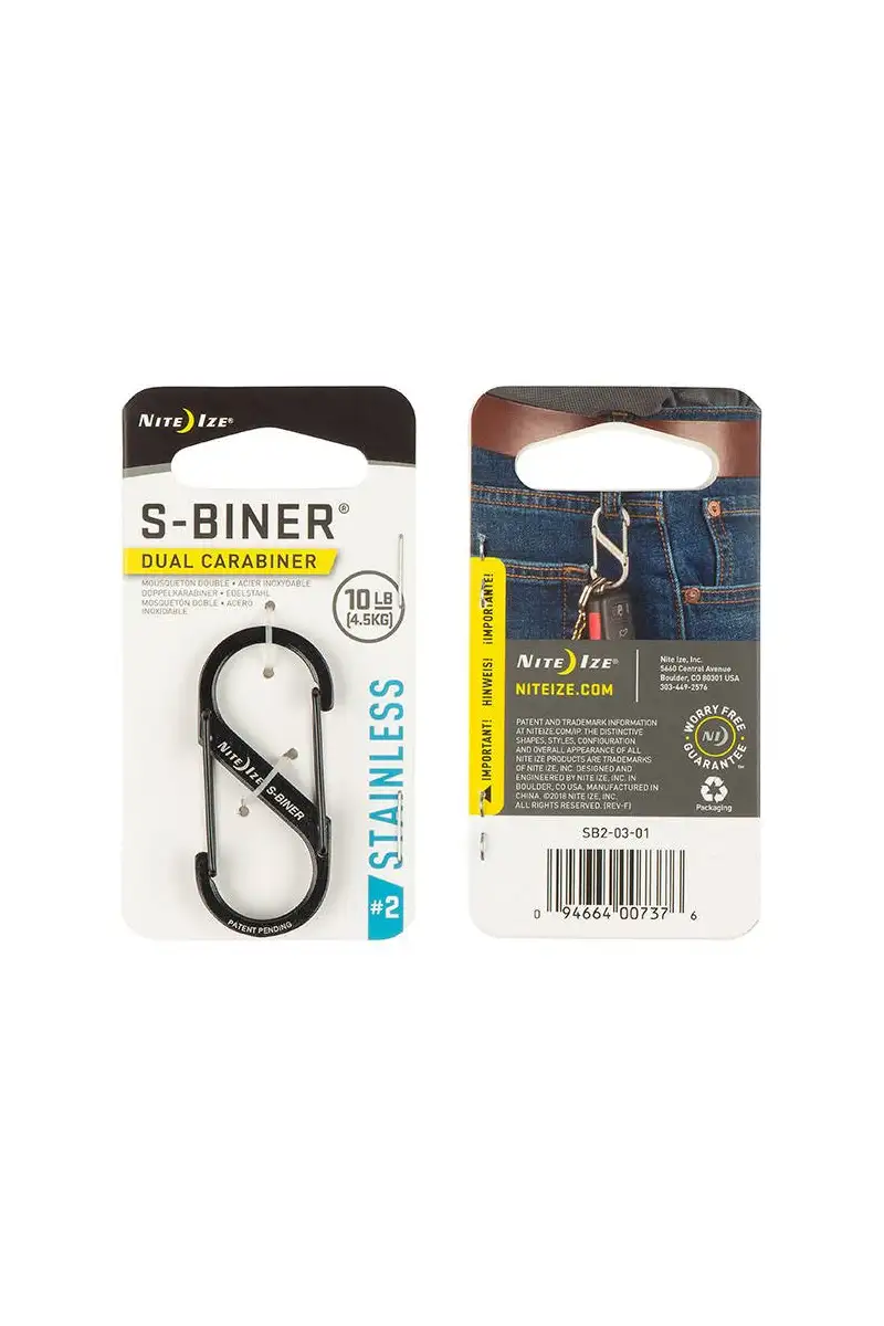 Karabinek Nite Ize S-Biner Dual Carab. 2 BLACK