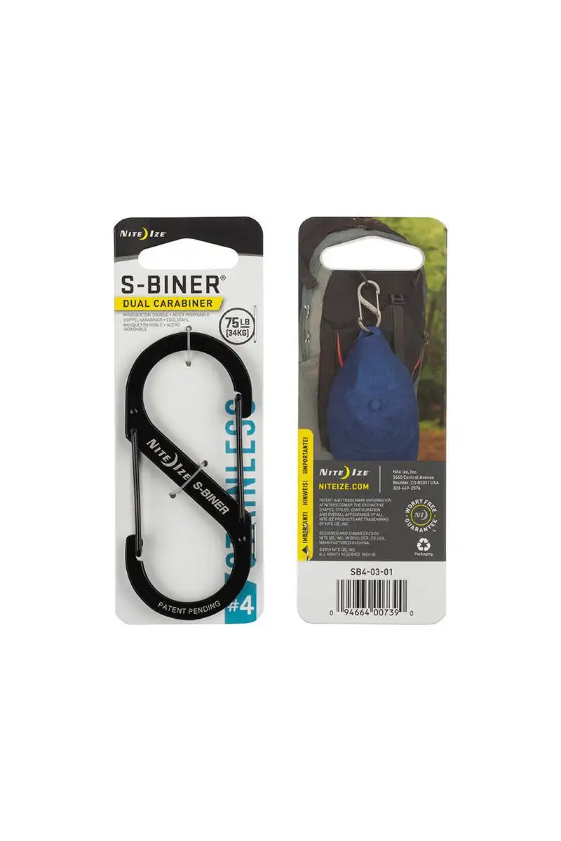 Karabinek Nite Ize S-Binerl Dual Cab. 4 Stainless