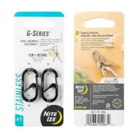 Zestaw Karabinków Nite Ize G-Series 1 2pack Black