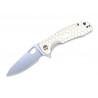 Nóż Honey Badger Leaf Medium White