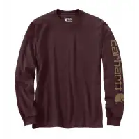 Koszulka Carhartt Logo Long Sleeve T-Shirt Port