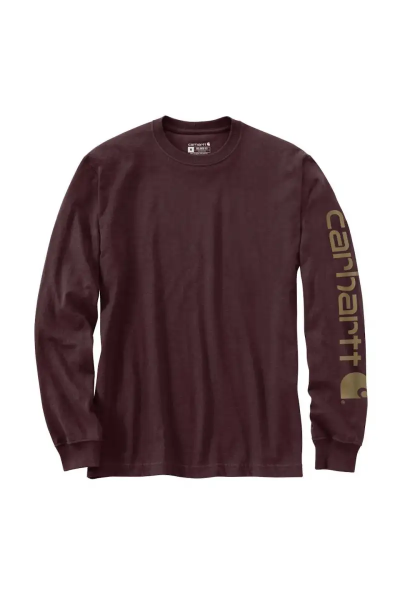 Koszulka Carhartt Logo Long Sleeve T-Shirt Port