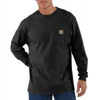Koszulka Carhartt Heavyweight pocket L/S Black