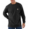 Koszulka Carhartt Heavyweight pocket L/S Black
