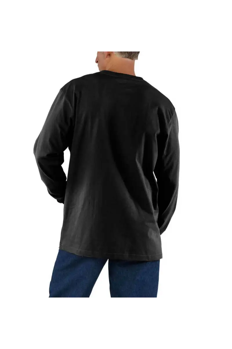Koszulka Carhartt Heavyweight pocket L/S Black