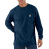 Koszulka Carhartt Heavyweight pocket L/S Navy