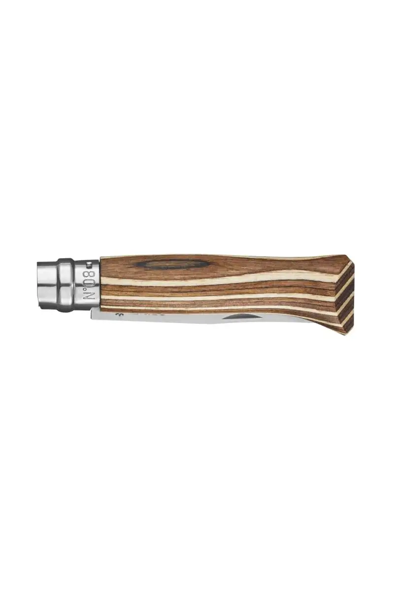 Opinel Nóż Inox Laminated Brown Natural 08