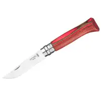 Opinel Nóż Inox Laminated Red Natural 08