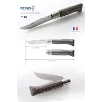 Opinel Nóż Inox Laminated Red Natural 08