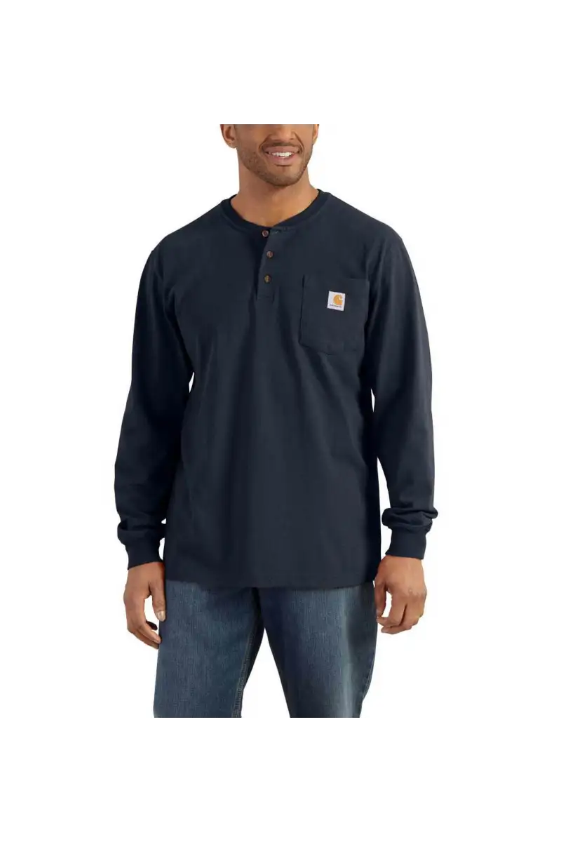 Koszulka Carhartt Long Sleeve Pocket Navy