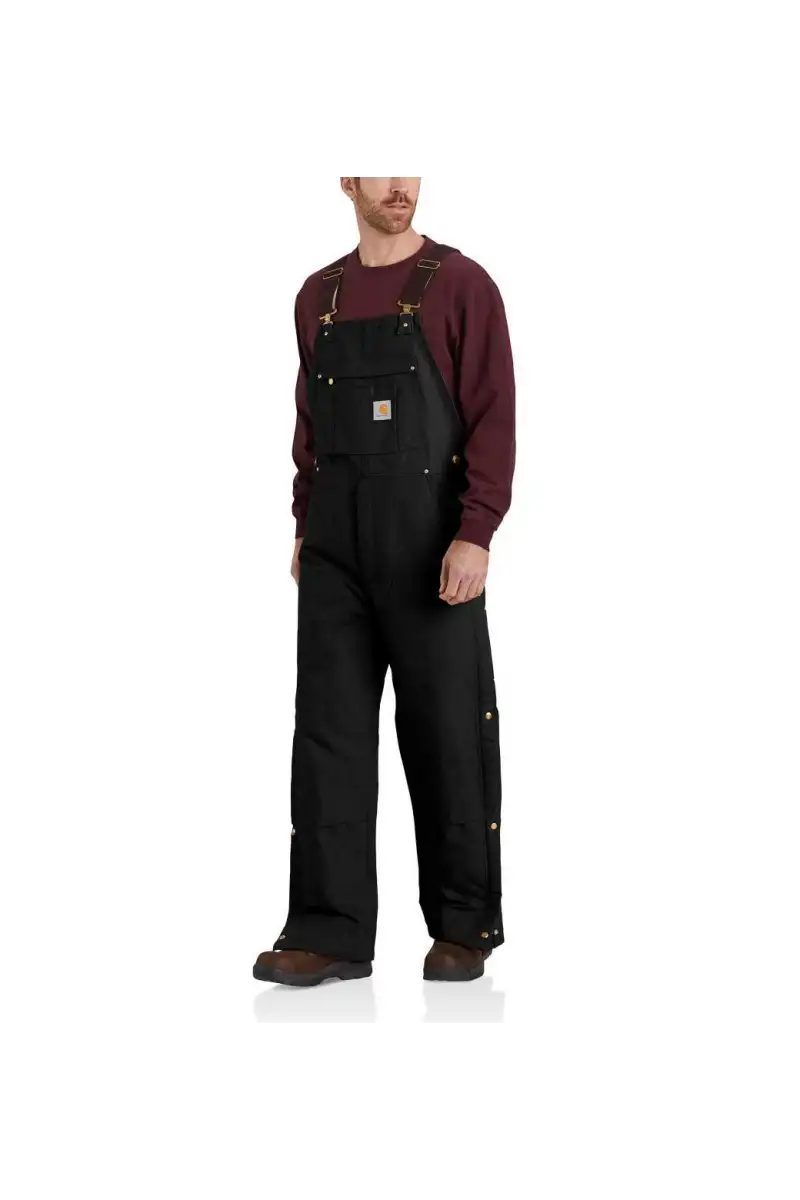 Ocieplane Ogrodniczki Carhartt Firm Duck Black
