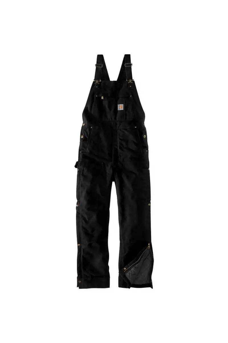 Ocieplane Ogrodniczki Carhartt Firm Duck Black