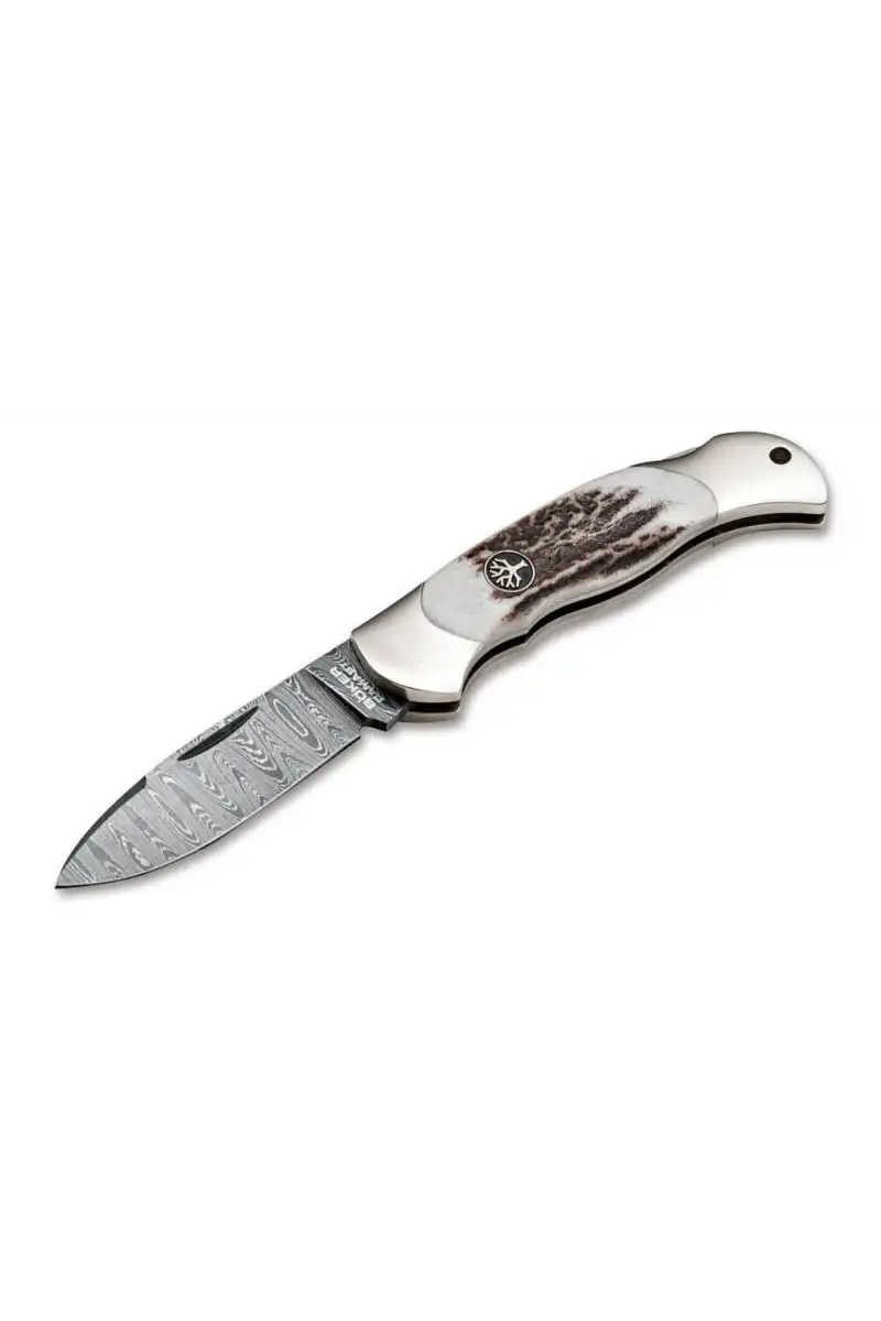 Nóż Boker Solingen Junior Scout Spearpoint Hirschh