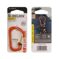 Karabinek Nite Ize SlideLock Aluminum Pomarańcz