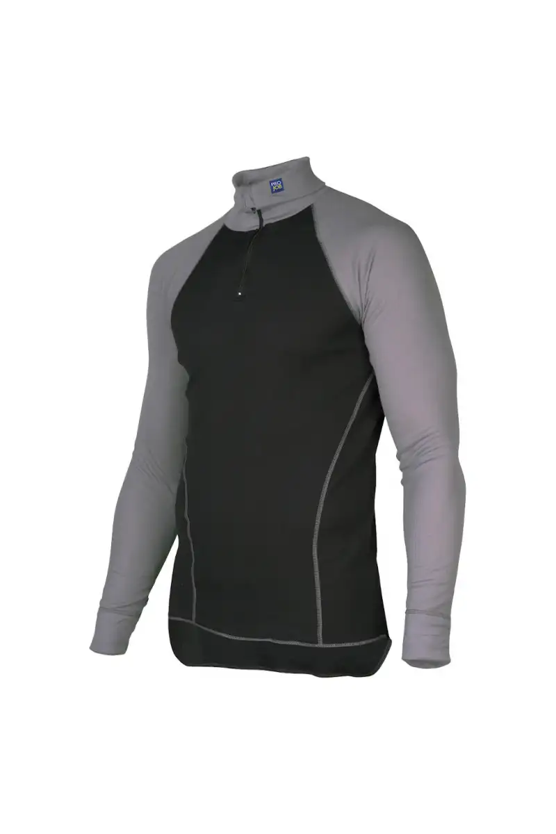 Koszulka Termoaktywna z Golfem ProJob 3103 BLACK