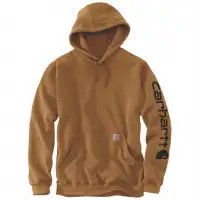 Bluza Carhartt Mid Signature Sleeve Logo Brown