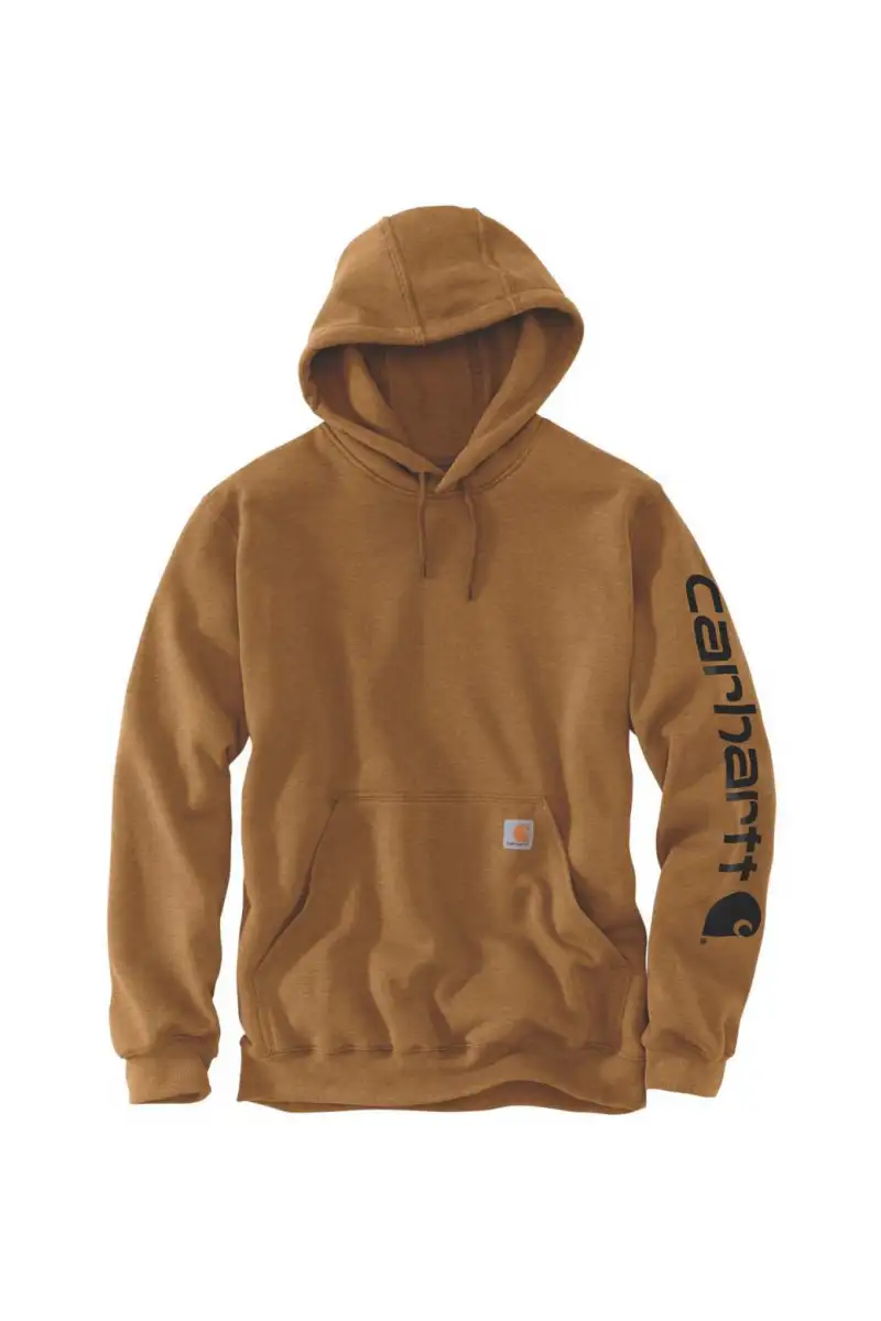 Bluza Carhartt Mid Signature Sleeve Logo Brown