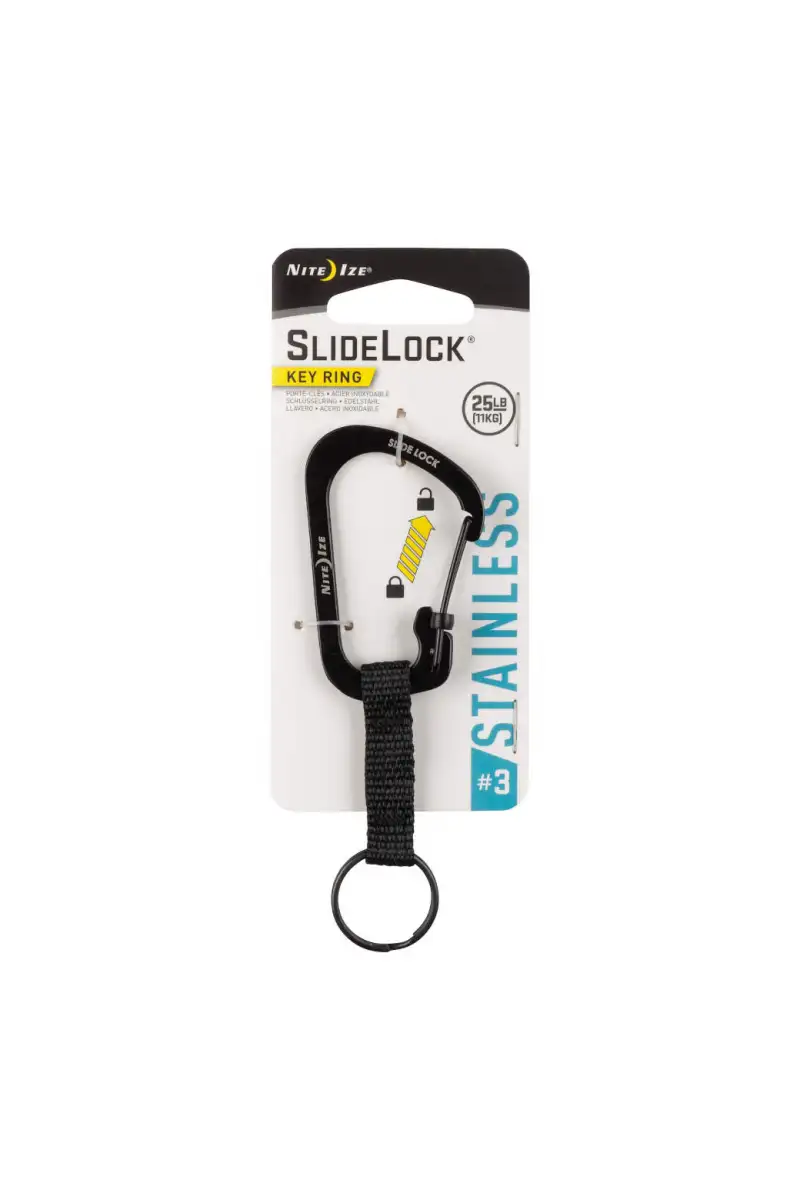 Karabinek do kluczy Nite Ize Slidelock Key Ring 3