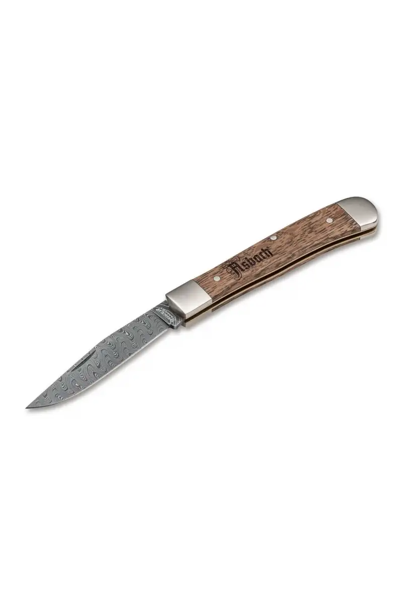Nóż Boker Solingen Trapper Asbach Uralt Damast