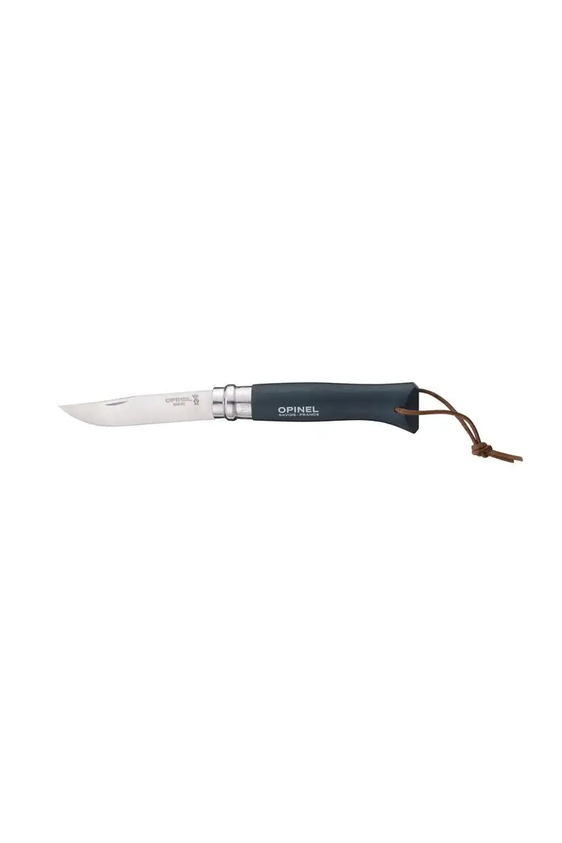 Opinel Nóż Colorama 08 Brown Dark+ rzemień