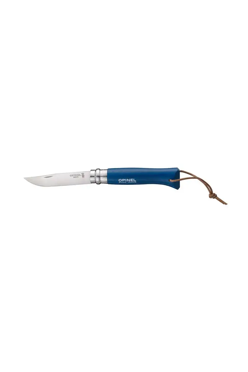 Opinel Nóż Colorama 08 Dark Blue+ rzemień