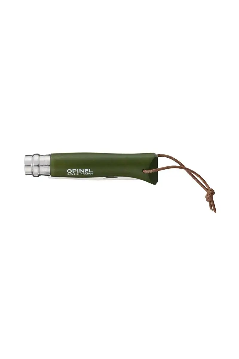 Opinel Nóż Colorama 08 Khaki+ rzemień