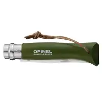 Opinel Nóż Colorama 08 Khaki+ rzemień
