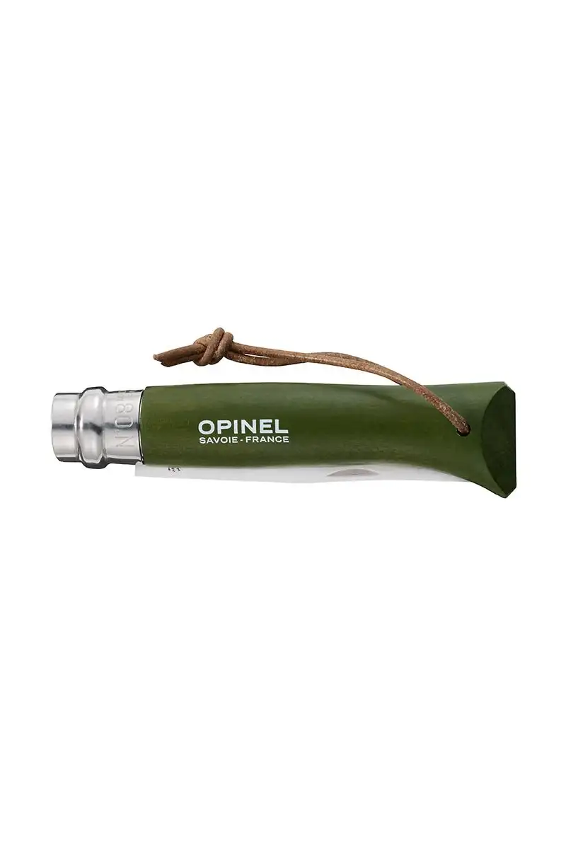 Opinel Nóż Colorama 08 Khaki+ rzemień