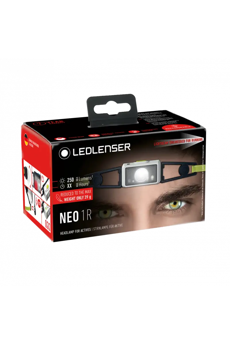 Latarka Ledlenser Neo 1R Lime