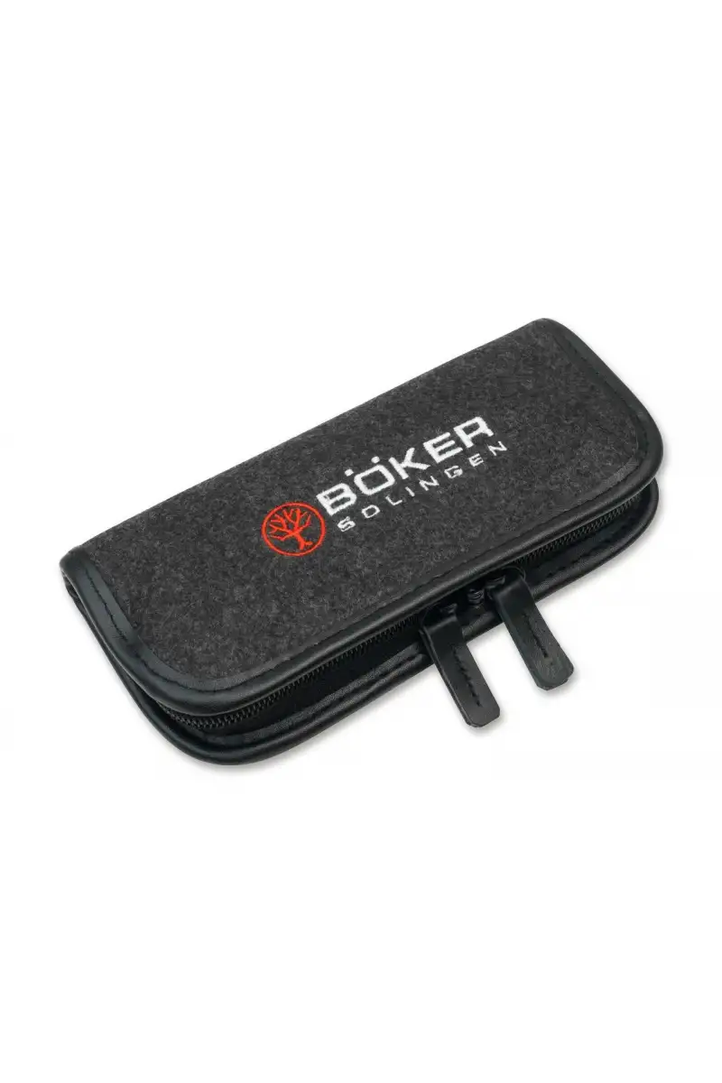 Filcowe etui Boker Solingen zamykane na zamek