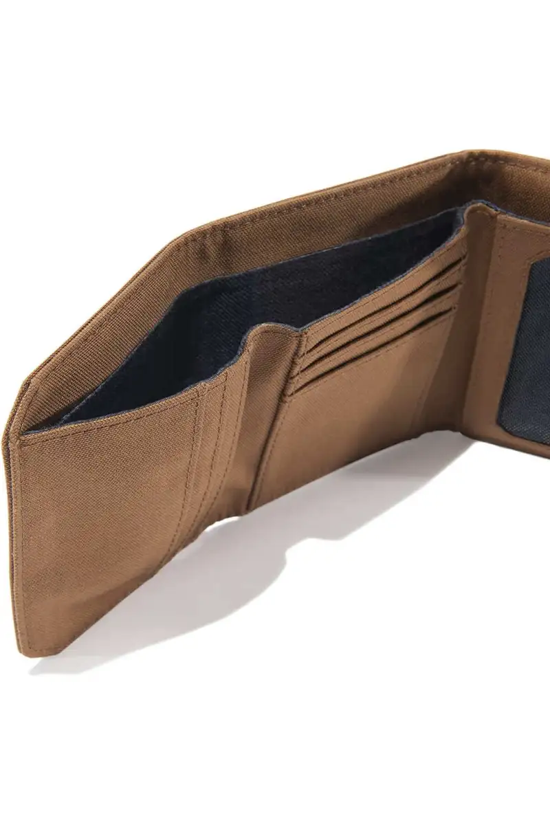 Portfel Carhartt Nylon Duck Trifold Wallet Brown