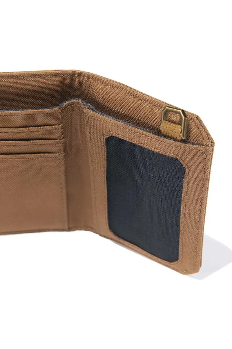 Portfel Carhartt Nylon Duck Trifold Wallet Brown