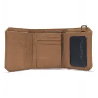 Portfel Carhartt Nylon Duck Trifold Wallet Brown