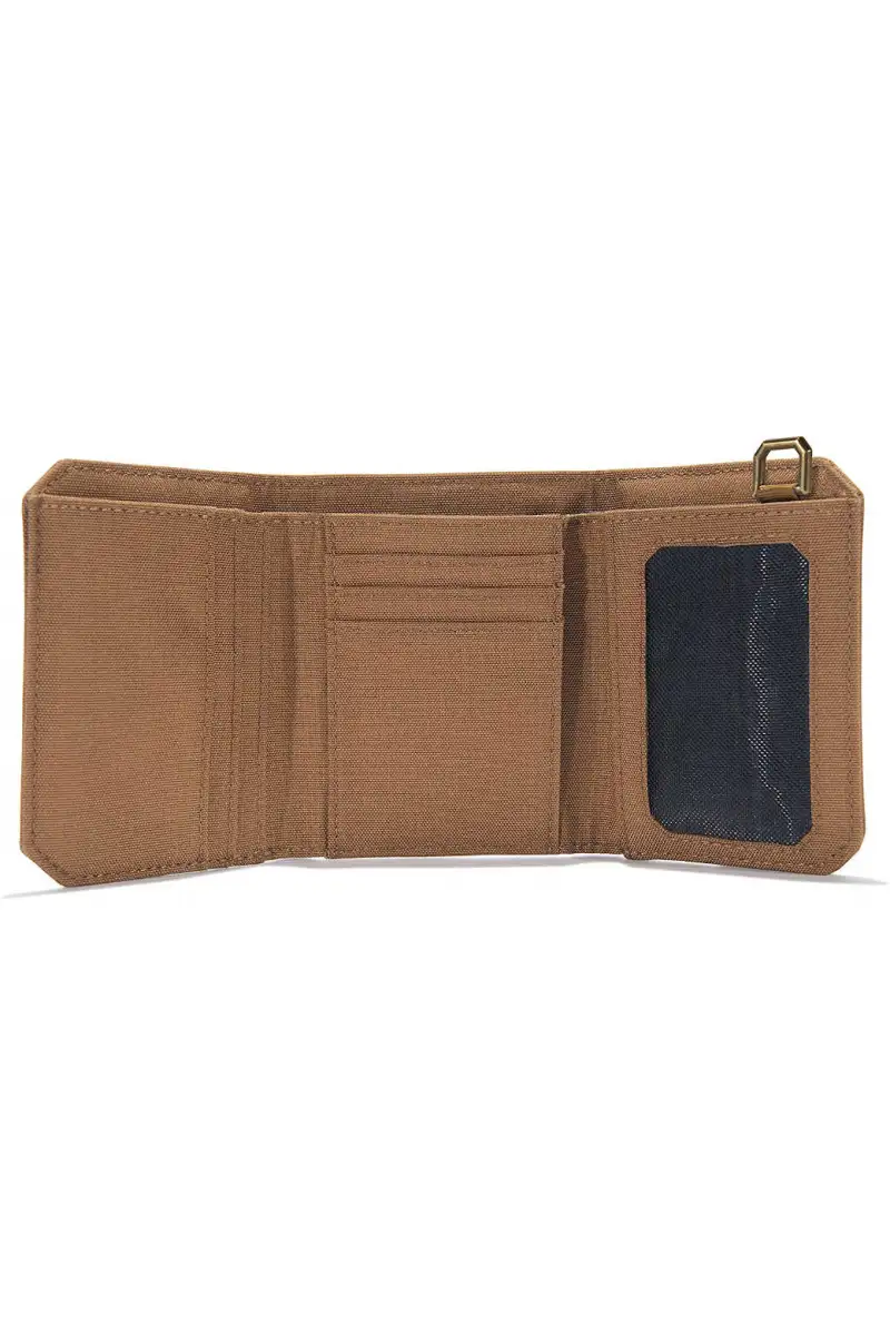 Portfel Carhartt Nylon Duck Trifold Wallet Brown
