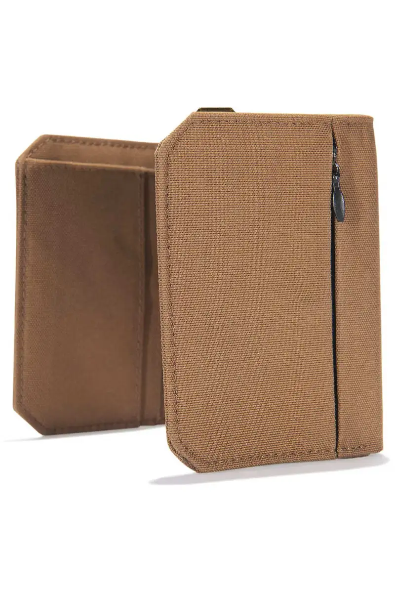 Portfel Carhartt Nylon Duck Trifold Wallet Brown