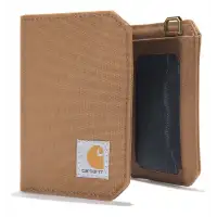 Portfel Carhartt Nylon Duck Trifold Wallet Brown