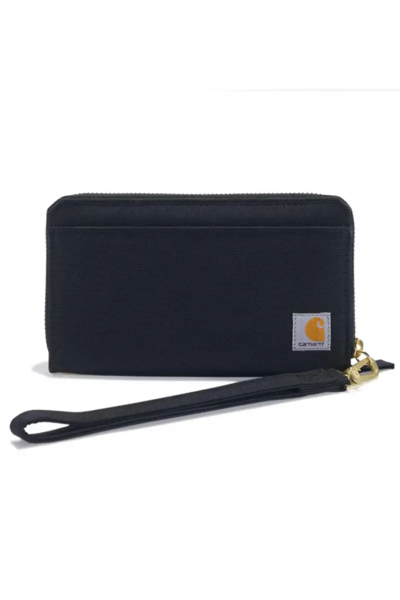 Portfel Carhartt Nylon Duck LayFlat Clutch Black