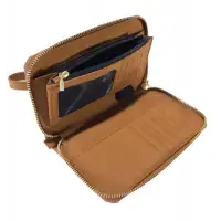 Portfel Carhartt Nylon Duck LayFlat Clutch Brown